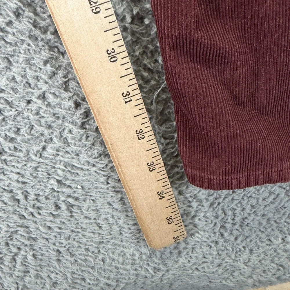 Vintage Levi's Pants Mens 32x34 Red Corduroy Chino Bootcut Leg Preppy Career USA